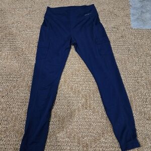 Eddie Bauer Navy Blue Leggings with Side Pockets